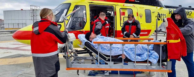 Краснодарская краевая больница № 1 получила новый вертолёт санавиации