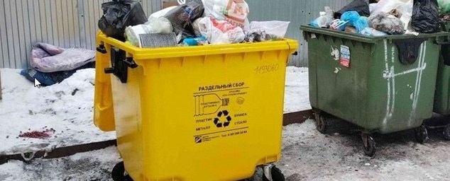 В Челябинске появились 800 желтых контейнеров для раздельного сбора мусора