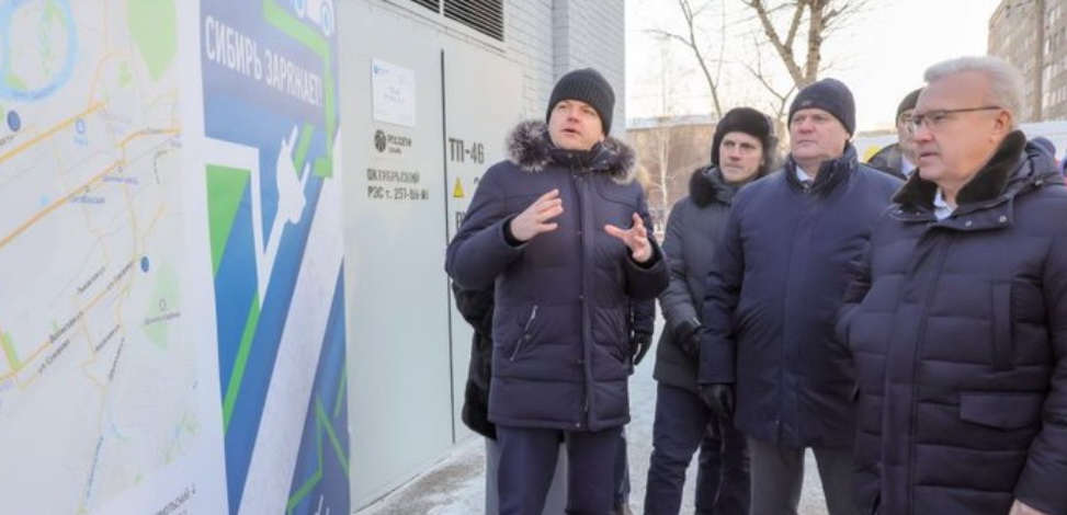 В Красноярске появилась 51 зарядная станция для электроавтомобилей