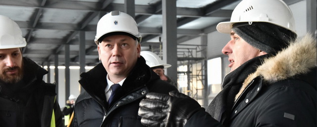 Андрей Травников проверил ход строительства инфекционной больницы в Садовом