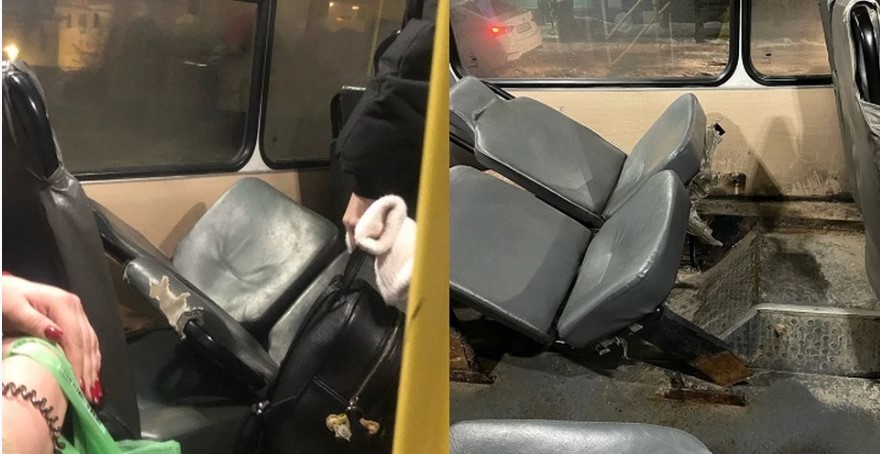 В автобусах Ярославля отваливаются сиденья и чиновникам до этого нет дела