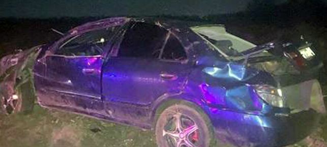 В Кавказском районе Кубани погиб 19-летний водитель перевернувшейся машины