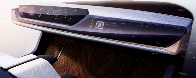 Chrysler показала концепт салона будущего электромобиля с двойными 37,2-дюймовыми экранами