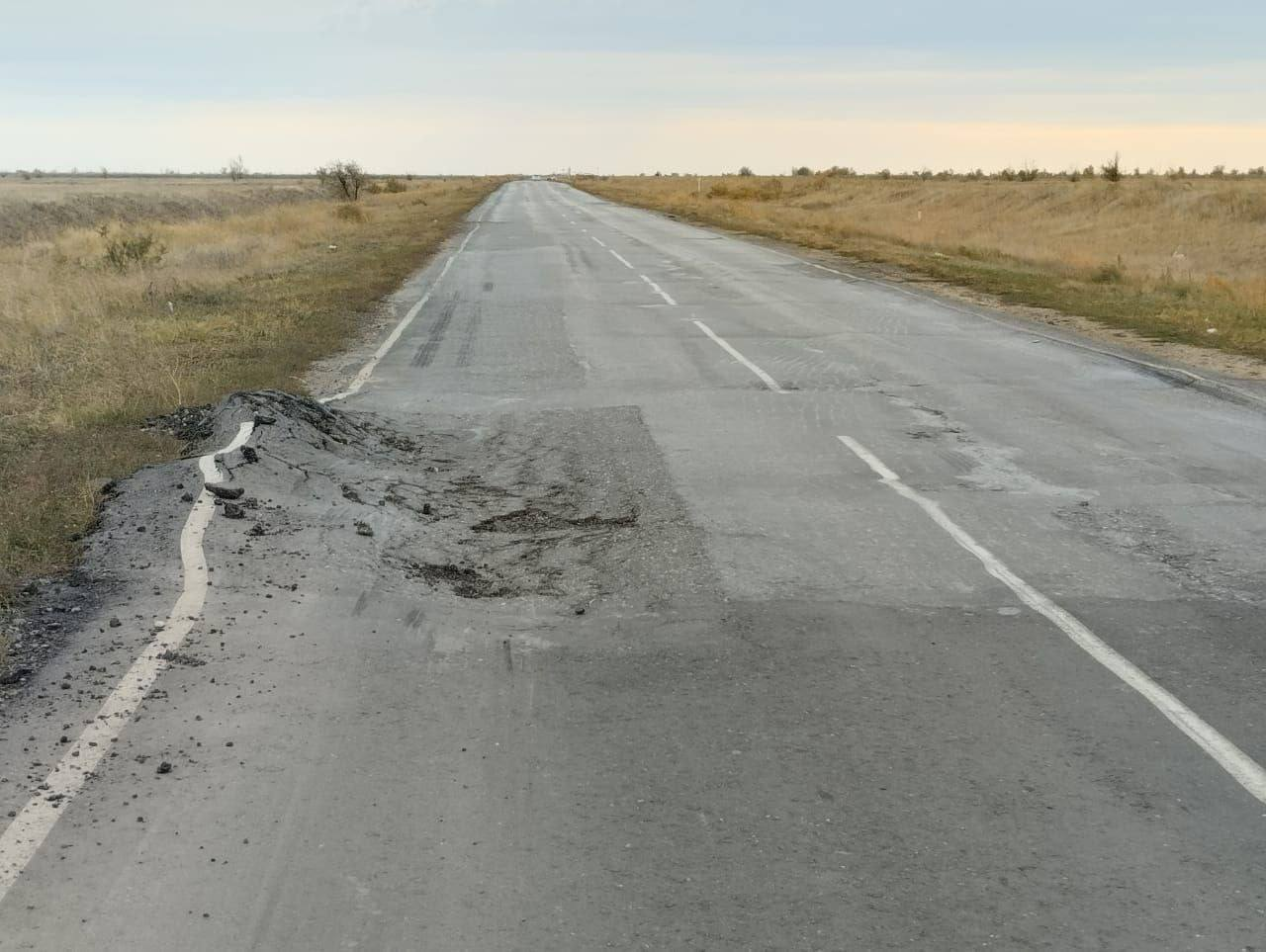В Ахтубинском районе Астраханской области отремонтируют 30 км автодороги Волгоград-Астрахань