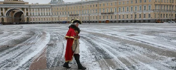 Санкт-Петербург может встретить туристов, приехавших в город на этой неделе, снегом