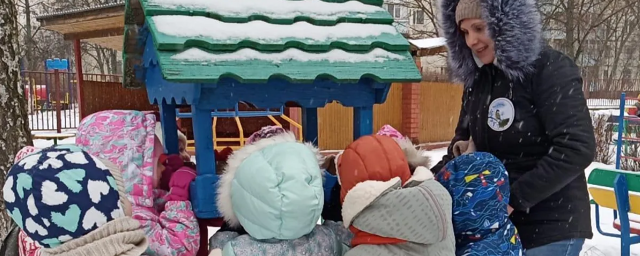 Детсадовцы из Красногорска поддержали акцию «Зимующие птицы»
