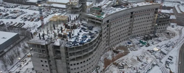 Московская областная детская больница в Красногорске готова более чем на 50%