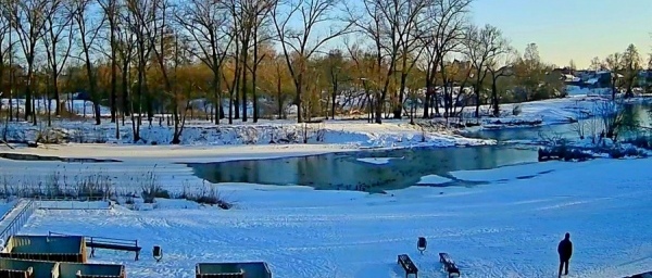 В Курске 82-летняя женщина провалилась под лёд, когда кормила уток на реке Тускарь