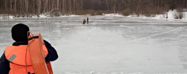 Лед на реке Нахабинке в г.о. Красногорск стал опасным для выхода