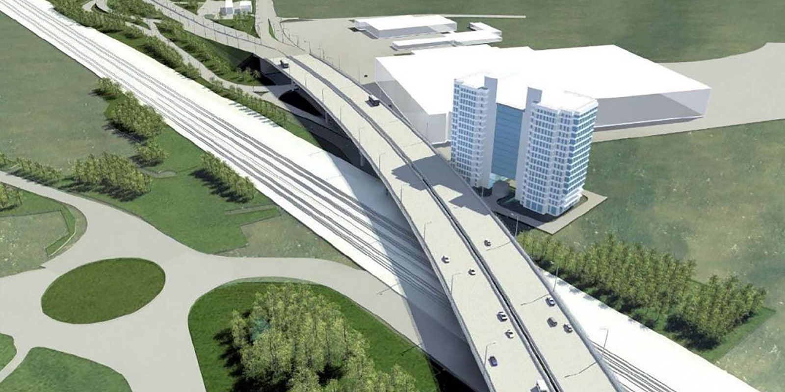 Путепровод на Ленинградском шоссе закончат в 2024 году