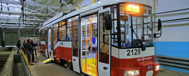 В Новосибирске модернизируют десять трамвайных вагонов