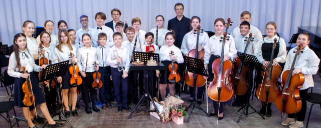 В музыкальной школе Павловского Посада прошел концерт симфонического и духового оркестров