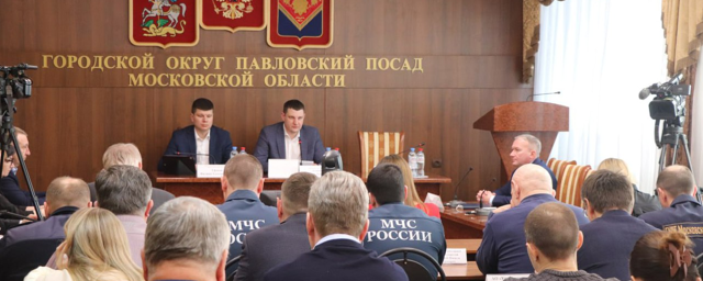 В администрации г.о. Павловский Посад обсудили устранение подтоплений