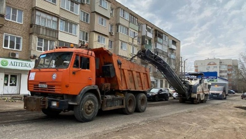 В Астрахани начался ремонт на улице Хибинской в Трусовском районе