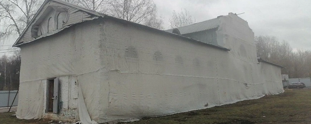 В Красногорске продолжается реставрация конюшни усадьбы «Знаменское-Губайлово»