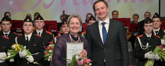 Глава г.о. Красногорск Дмитрий Волков поздравил женщин с праздником