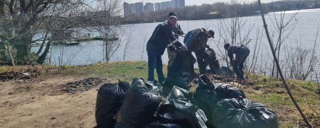 В Красногорске на субботнике 8 апреля собрали более 850 мешков мусора