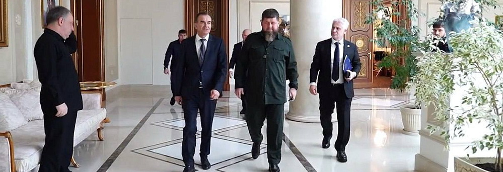 Вениамин Кондратьев договорился с Рамзаном Кадыровым об укреплении сотрудничества Кубани и Чечни