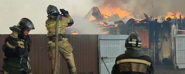 МЧС Курганской области: При пожаре в Кетовском районе  получили повреждения 76 строений