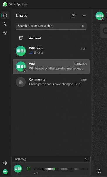 В WhatsApp добавили функцию прослушивания голосовых сообщений даже вне чата