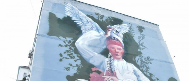 В Евпатории художники украсят фасад жилого дома