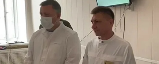 Губернатор Приангарья Кобзев в честь Дня Победы посетил Иркутский военный госпиталь