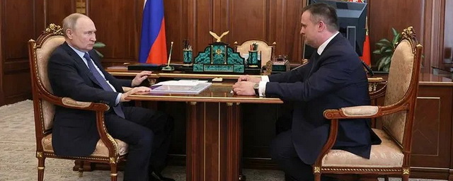 Путин провёл встречу с главой Новгородской области Андреем Никитиным