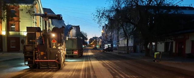 В Красноярске отремонтирует 12000 квадратных метров дорог в сити-районах 