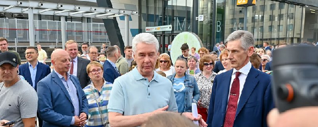 Мэр Москвы Сергей Собянин открыл после реконструкции вокзал «Тимирязевская»