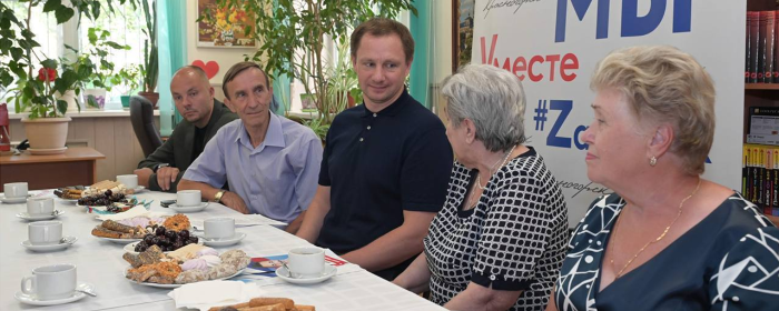 Дмитрий Волков встретился с членами Совета ветеранов войн Красногорска