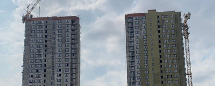 В Красногорске продолжается строительство двух 24-этажных домов на 1058 квартир
