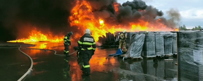 Причиной пожара на складе в подмосковном Раменском стали сварочные работы