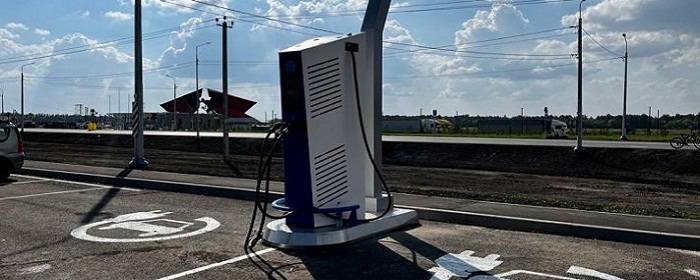 В Курской области появилась первая зарядная станция для электромобилей