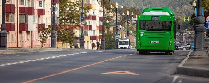 В Южно-Сахалинске обустроят шесть километров выделенных полос для автобусов