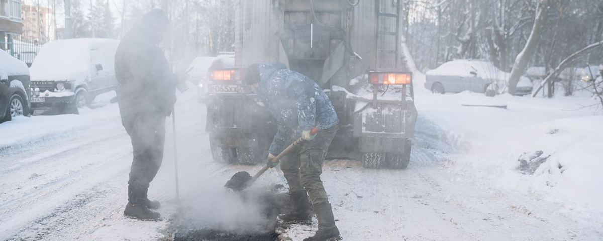 В Щелкове продолжается ремонт дорожных ям