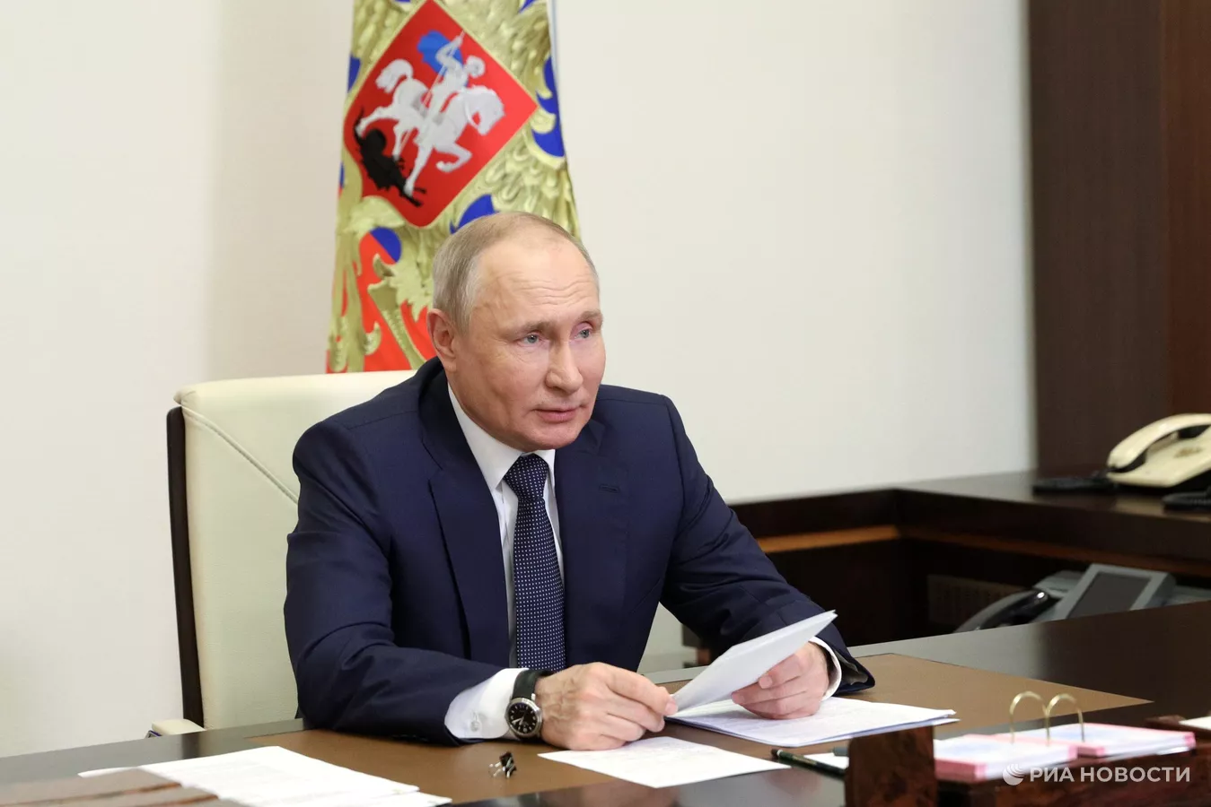 ФОМ назвал уровень доверия Владимиру Путину