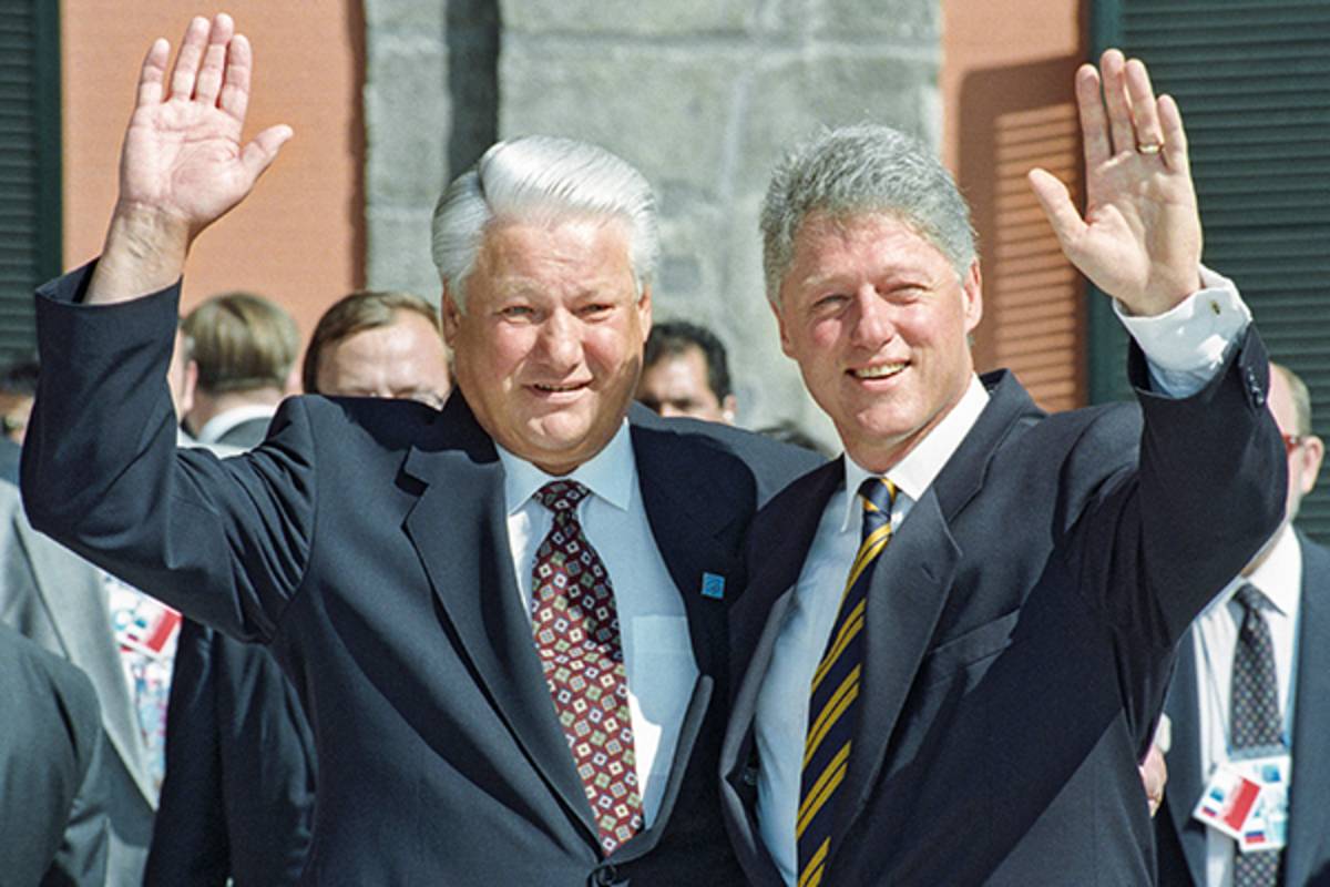 В США рассекретили стенограмму переговоров Бориса Ельцина с Биллом Клинтоном