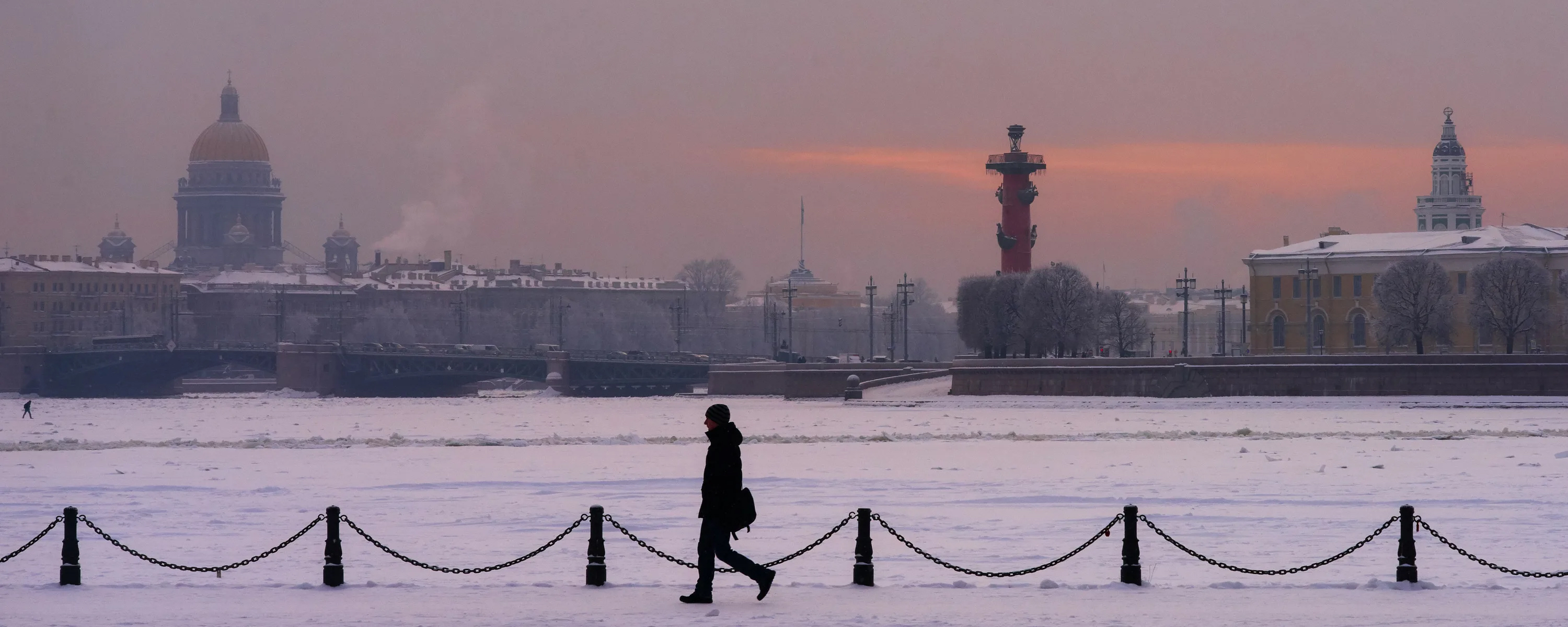 В Петербурге 3 января стало самым холодным днем за всю историю города