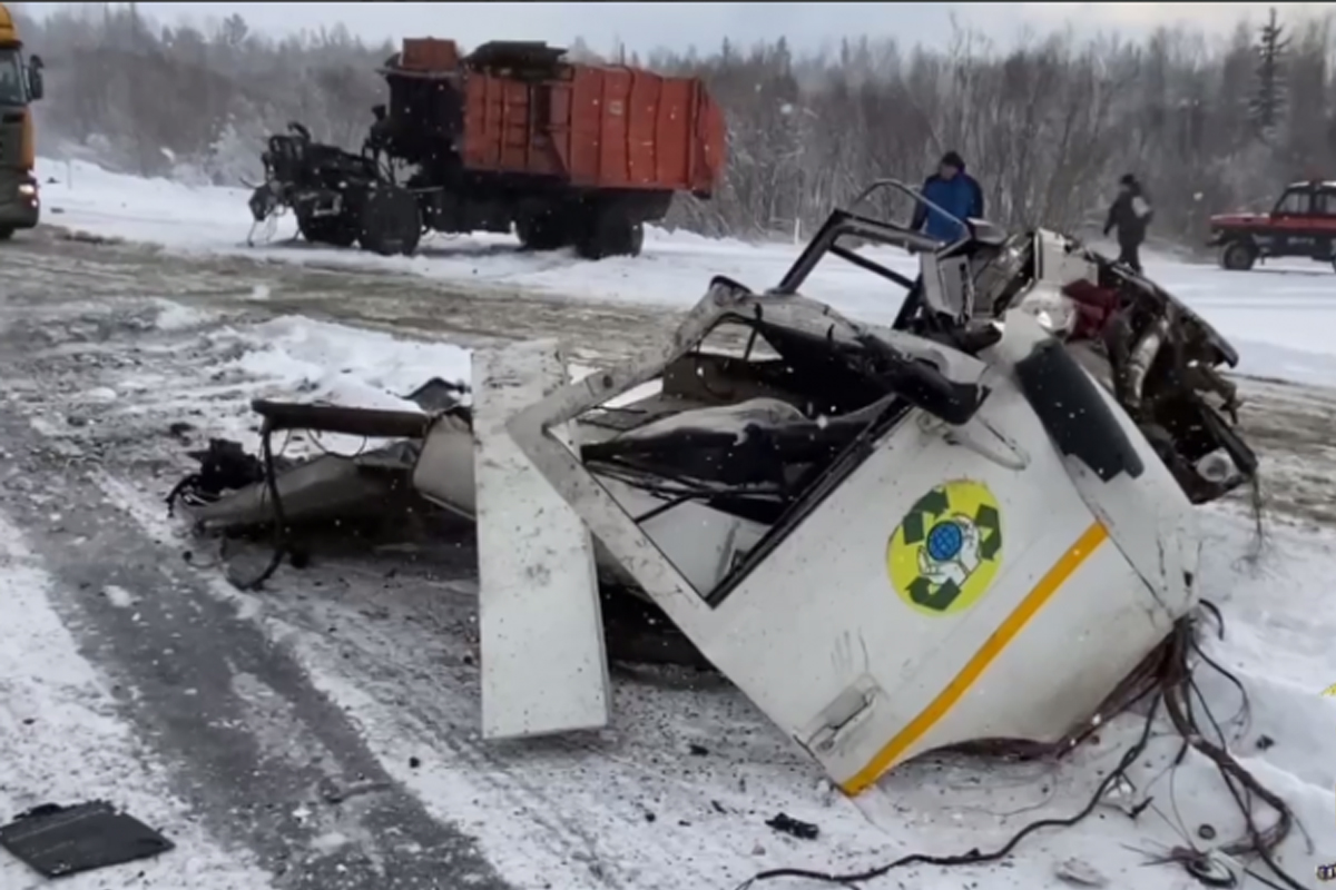 Недалеко от Тайшета на трассе «Сибирь» произошла авария со смертельным исходом
