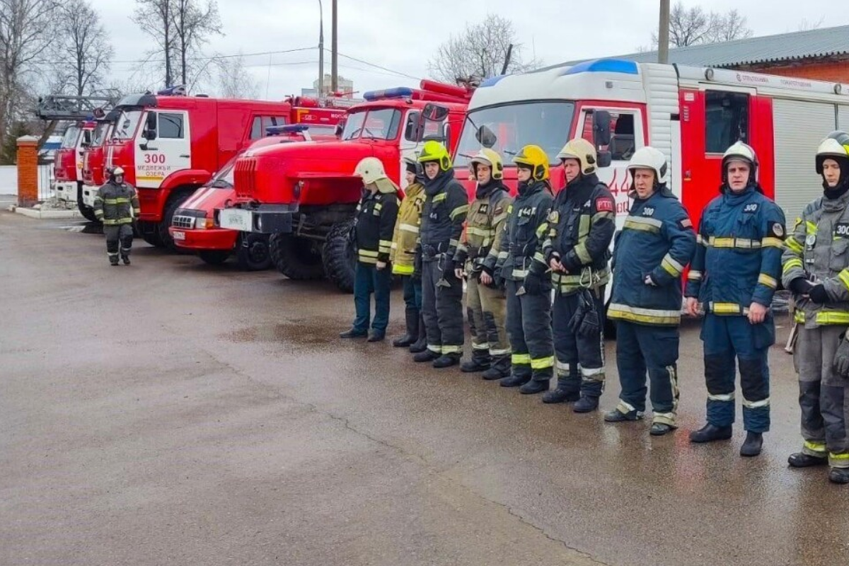 В Щелкове проверили готовность пожарной техники для весенне-летней работы