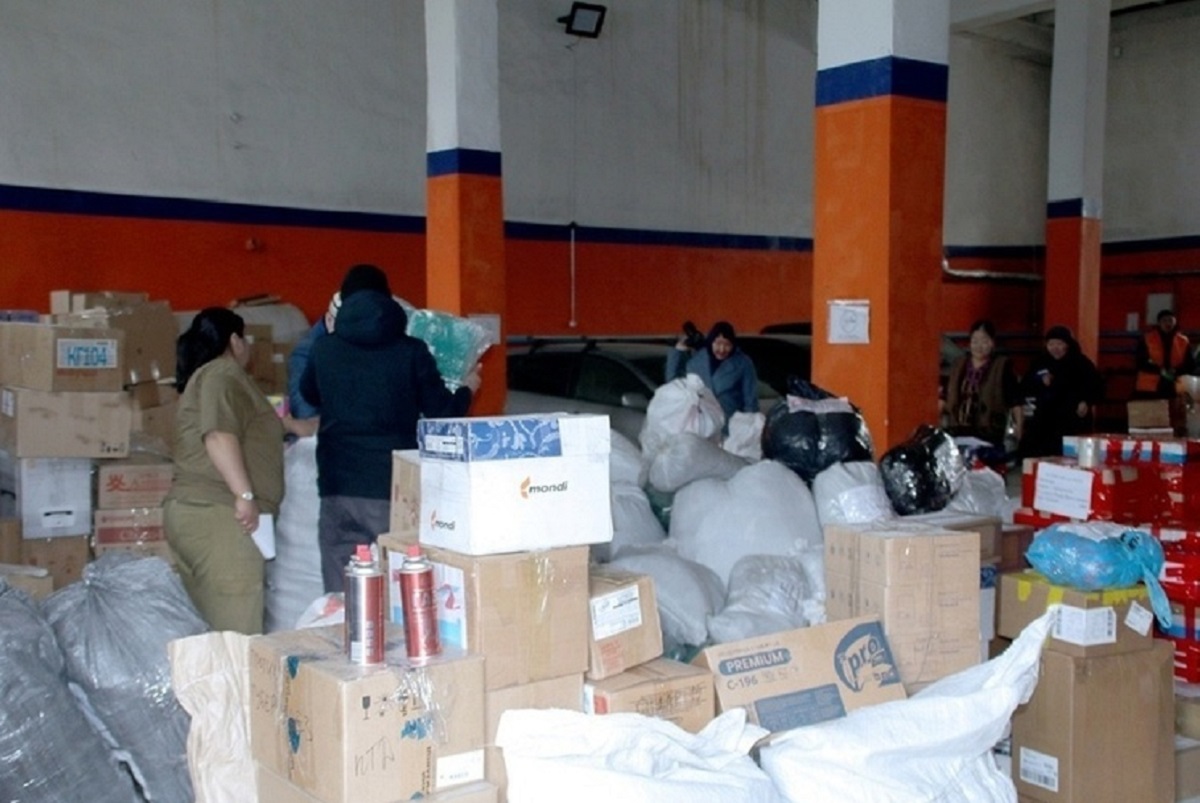 Два района Тувы отправили очередной гуманитарный груз весом более 2 тонн на СВО