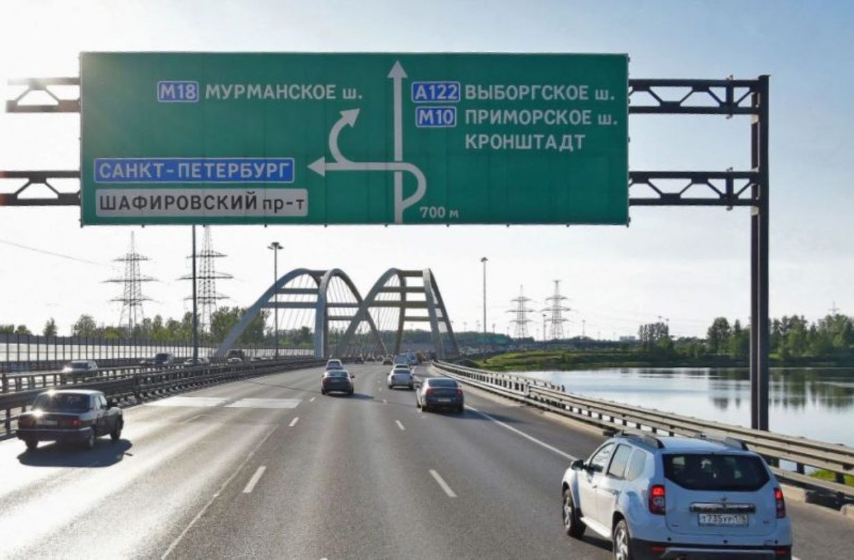 Петербургскую КАД перекроют на 38-м км внутреннего кольца