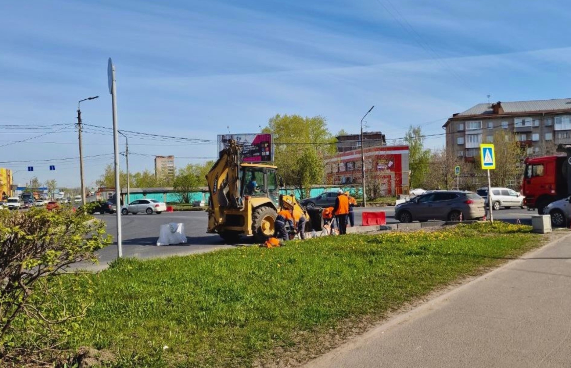В Череповце начался ремонт крупной дорожной развязки