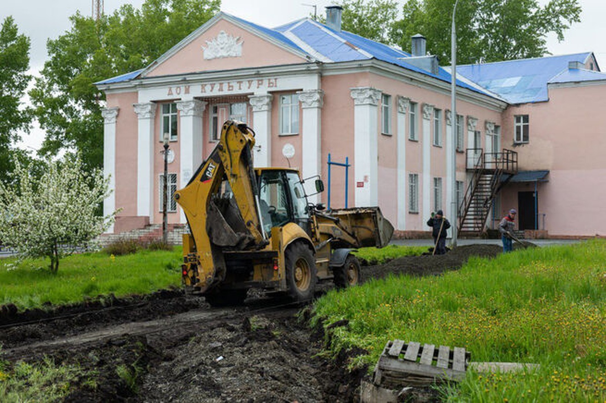 В кемеровском посёлке Боровое благоустроят сквер у Дома культуры