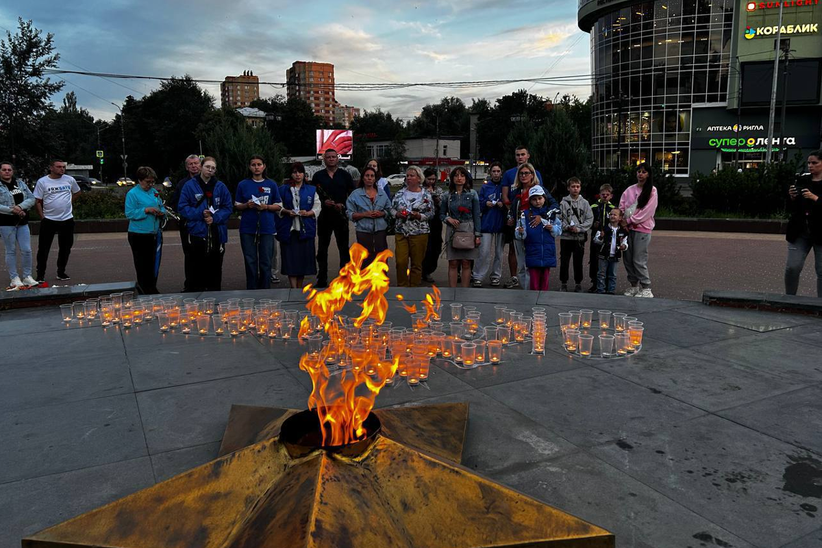 В г.о. Пушкинский прошла акция в память о погибших в Севастополе, Дагестане  и Фрязине