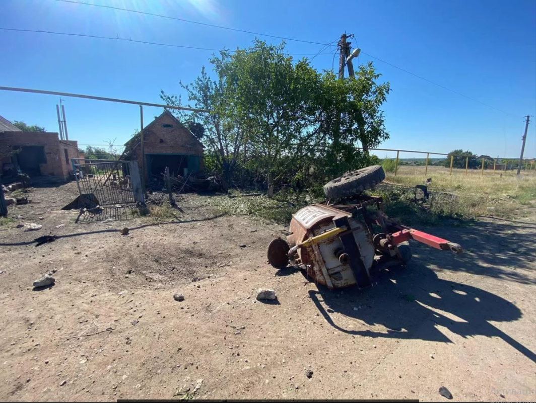 ВСУ нанесли удар по селу Пологи в Запорожской области