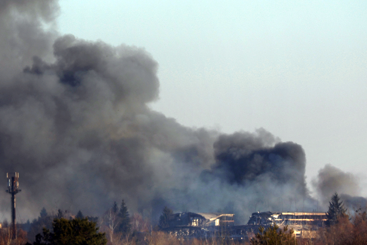 Россия нанесла удар по аэродрому в Борисполе, на который прибыл грузовой Ил-76