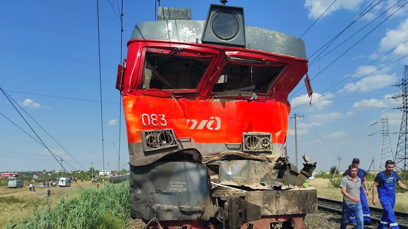 СМИ выяснили, кем был виновник столкновения поезда и КамАЗа под Волгоградом