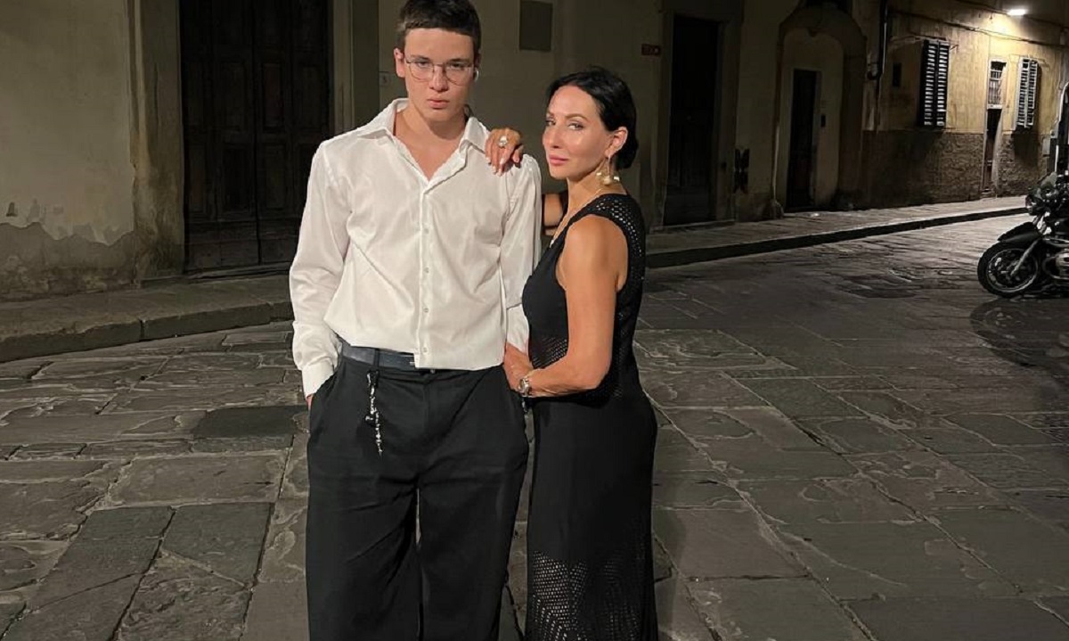 Алика с сыном Макаром