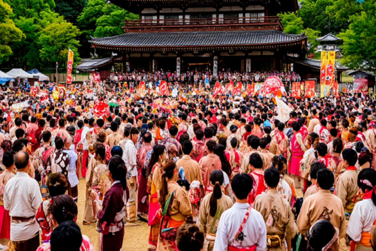 В Окаяме в давке на «голом фестивале» пострадали шесть человек
